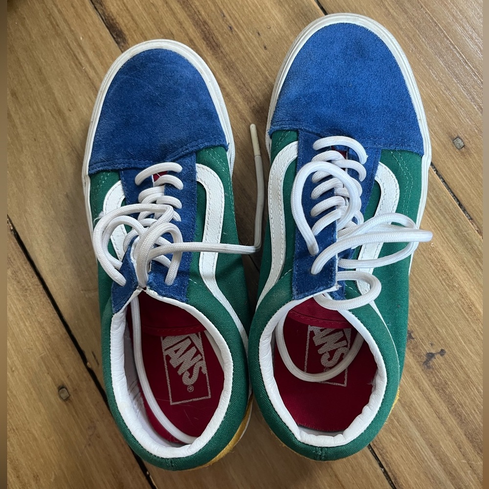 Multicolor Vans Size US Men 6.5